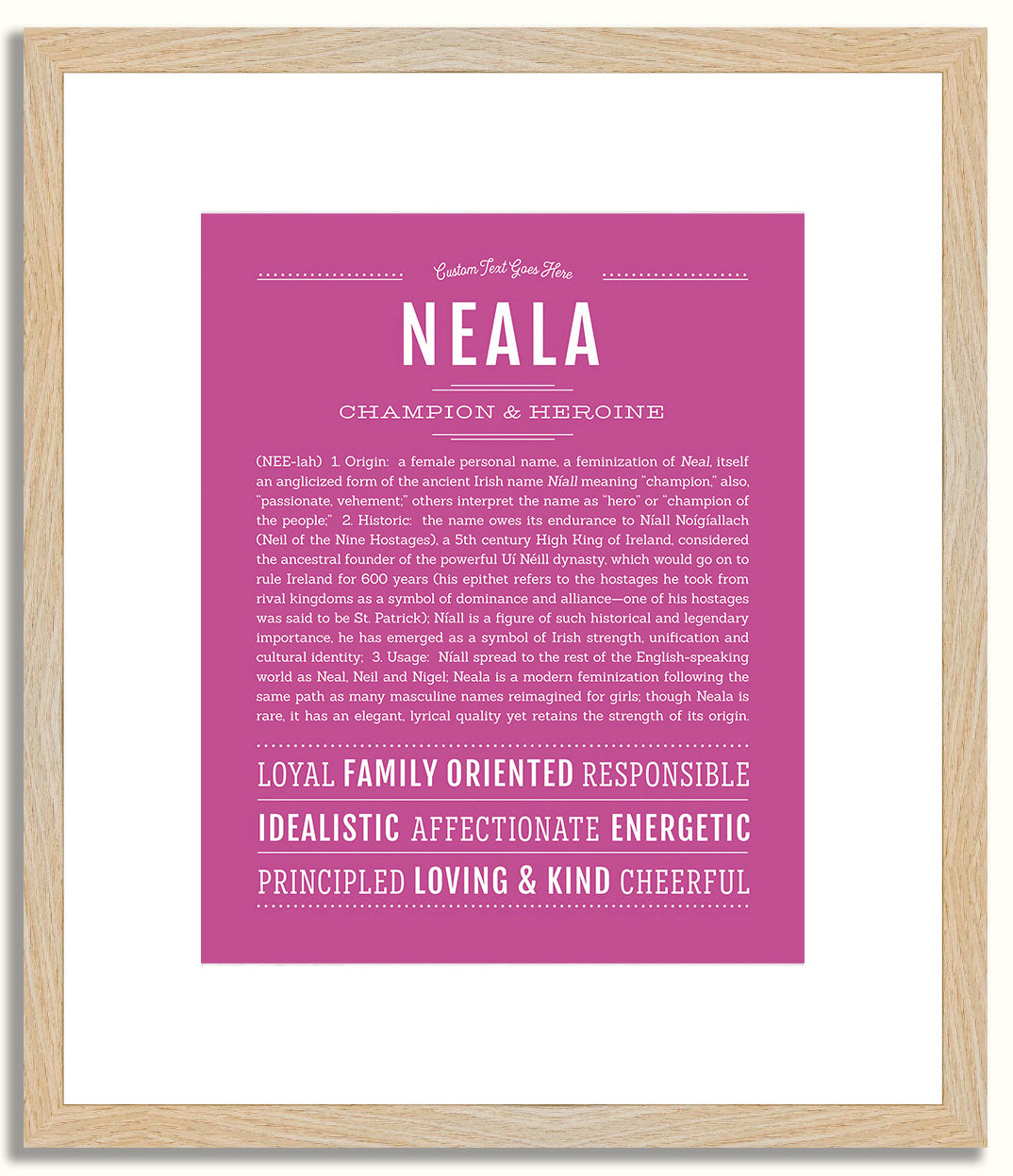 Neala | Name Art Print