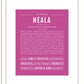 Neala | Name Art Print