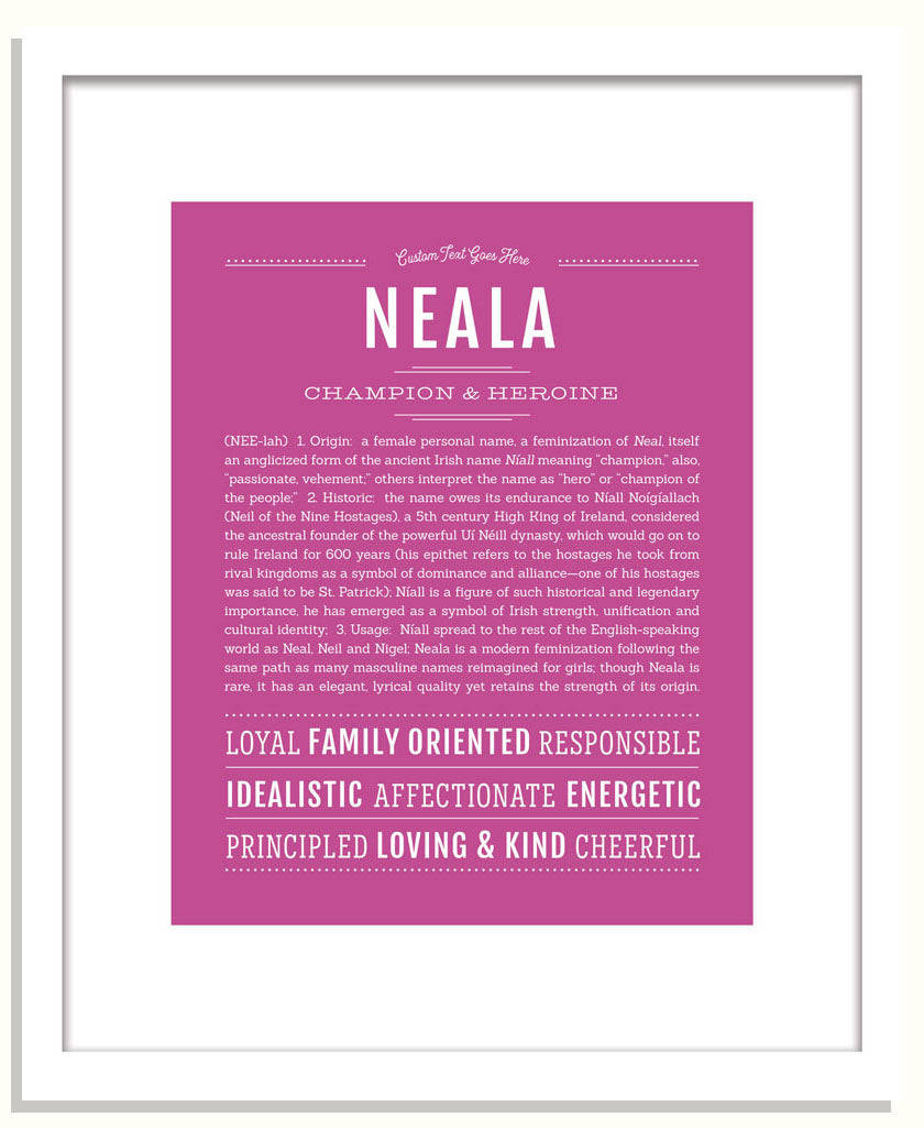 Neala | Name Art Print