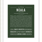 Neala | Name Art Print