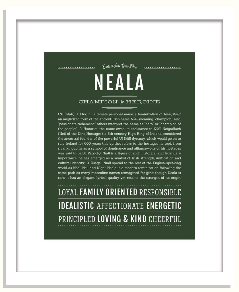 Neala | Name Art Print