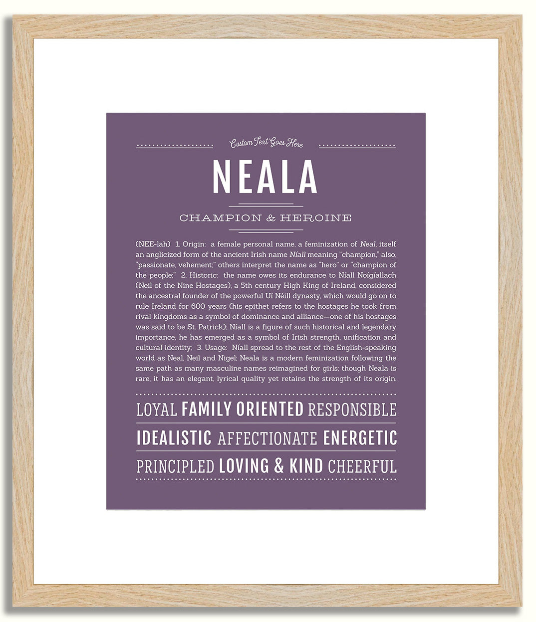 Neala | Name Art Print