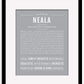 Neala | Name Art Print