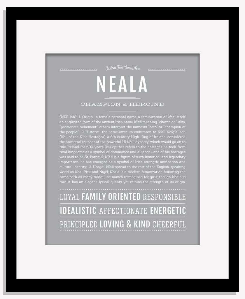 Neala | Name Art Print