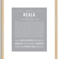 Neala | Name Art Print