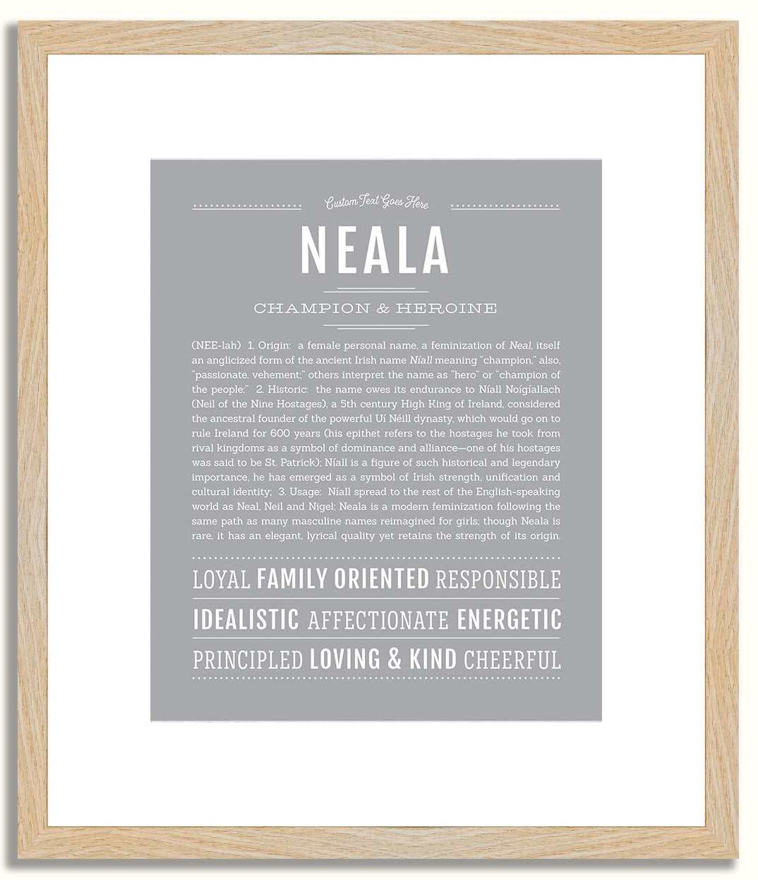 Neala | Name Art Print