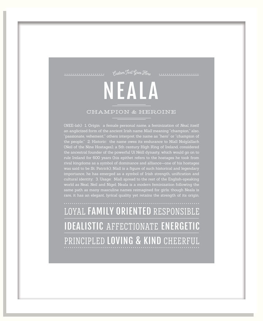Neala | Name Art Print