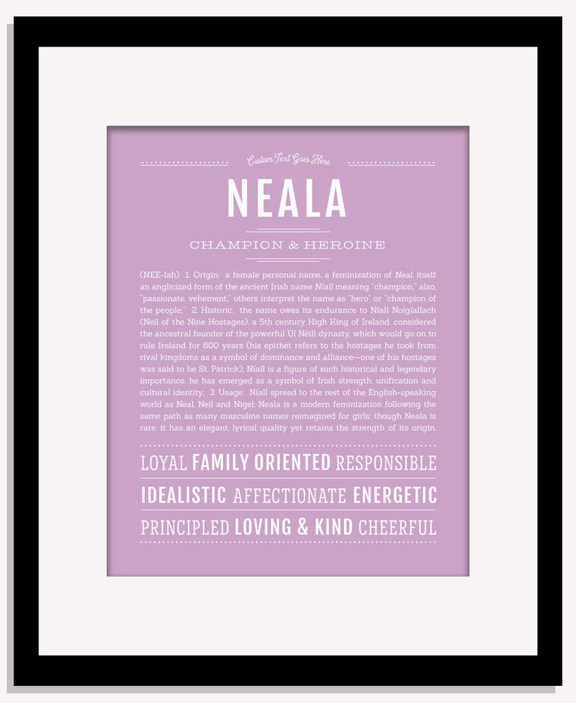 Neala | Name Art Print