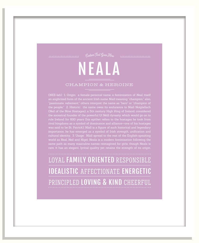 Neala | Name Art Print