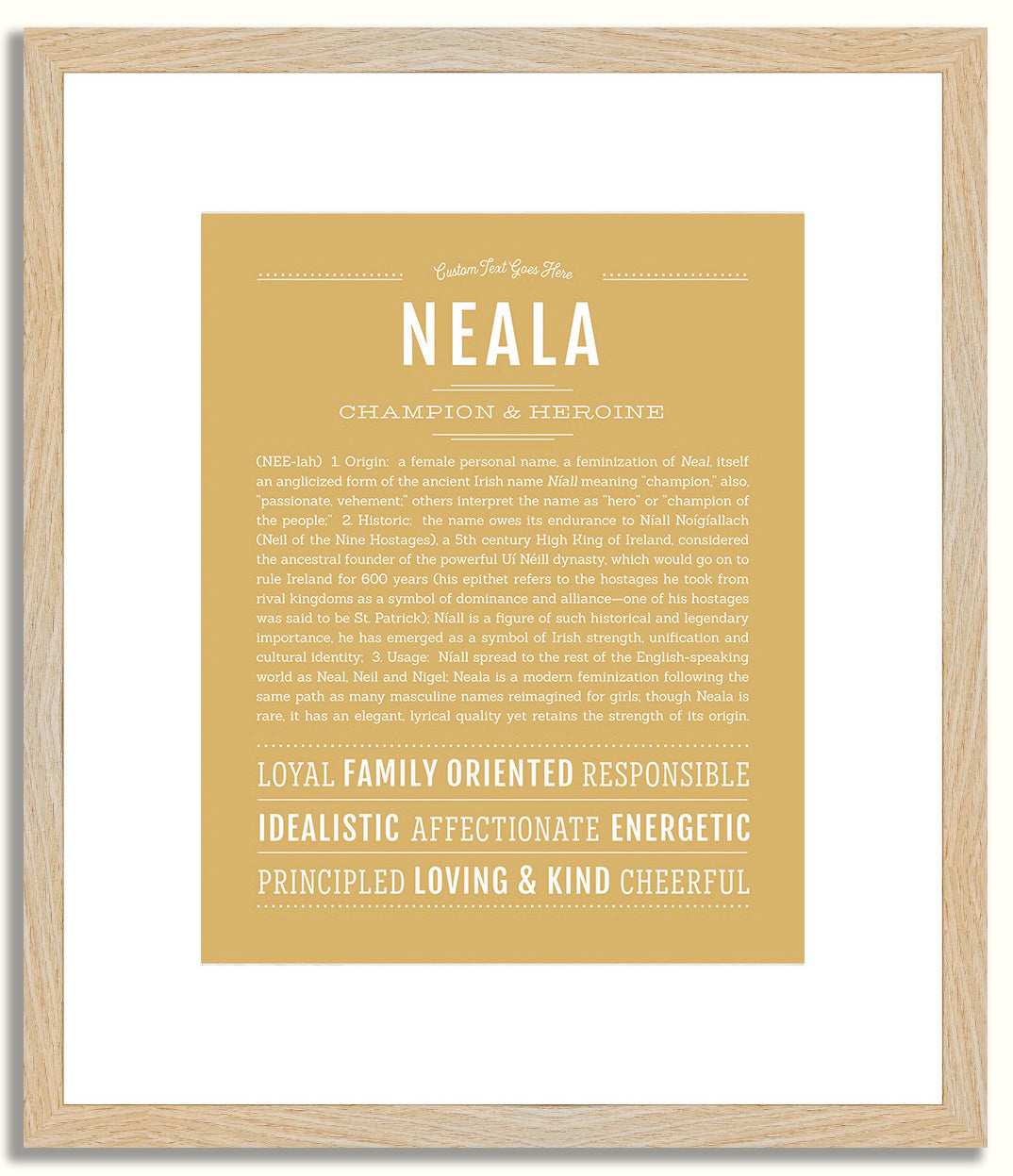Neala | Name Art Print
