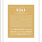 Neala | Name Art Print