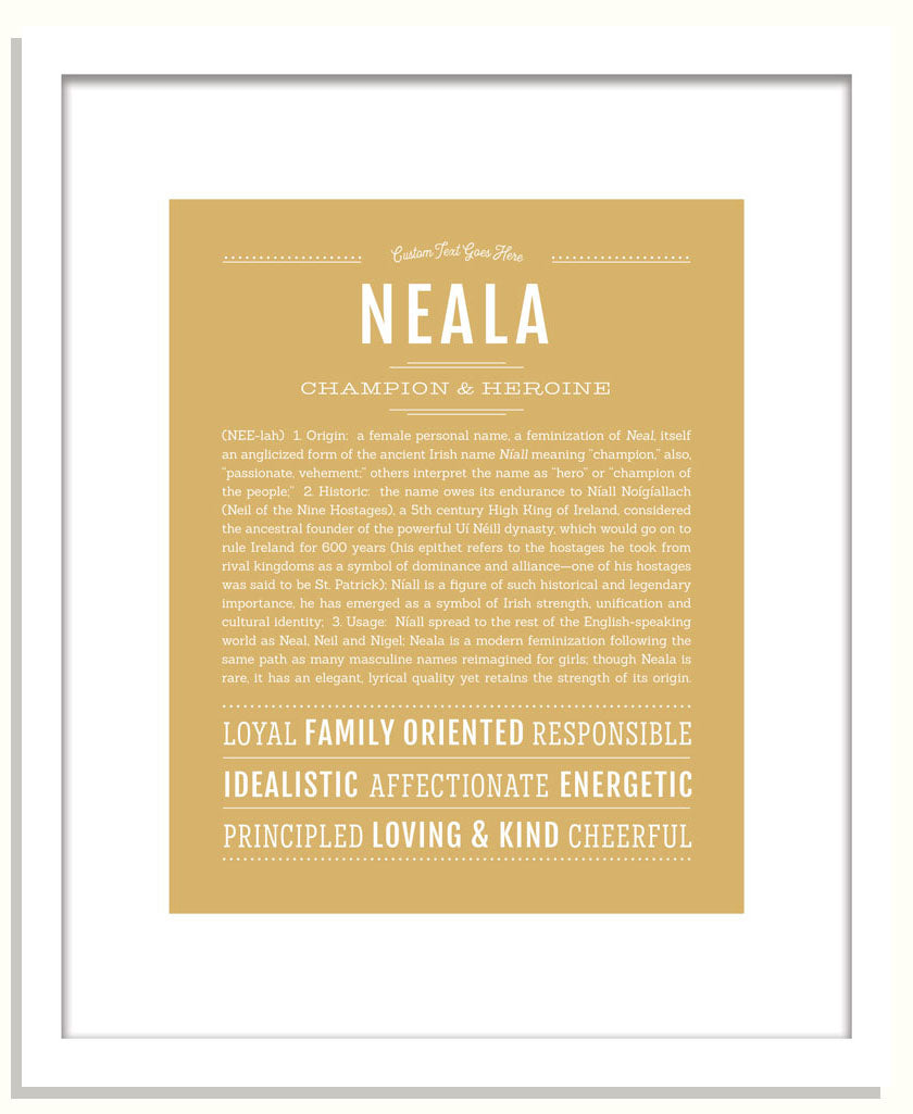 Neala | Name Art Print