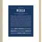 Neala | Name Art Print
