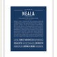 Neala | Name Art Print