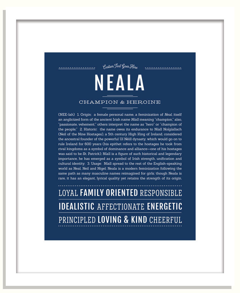 Neala | Name Art Print