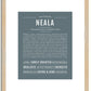 Neala | Name Art Print