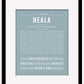 Neala | Name Art Print