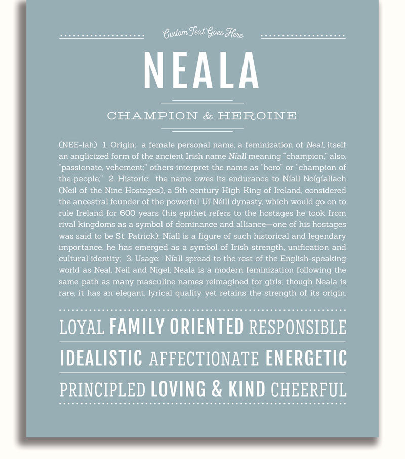 Frame Options | Powder Blue | White Frame, Matted