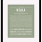 Neala | Name Art Print