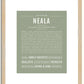 Neala | Name Art Print