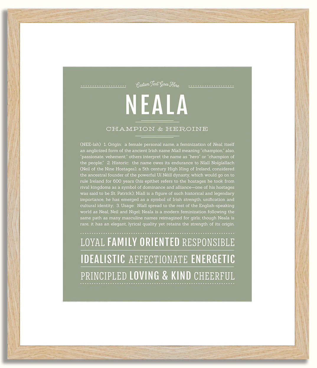 Neala | Name Art Print