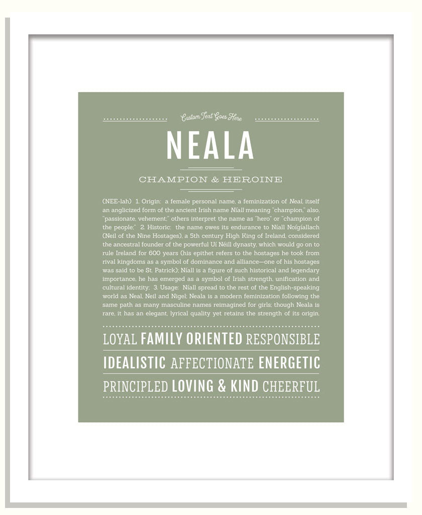 Neala | Name Art Print