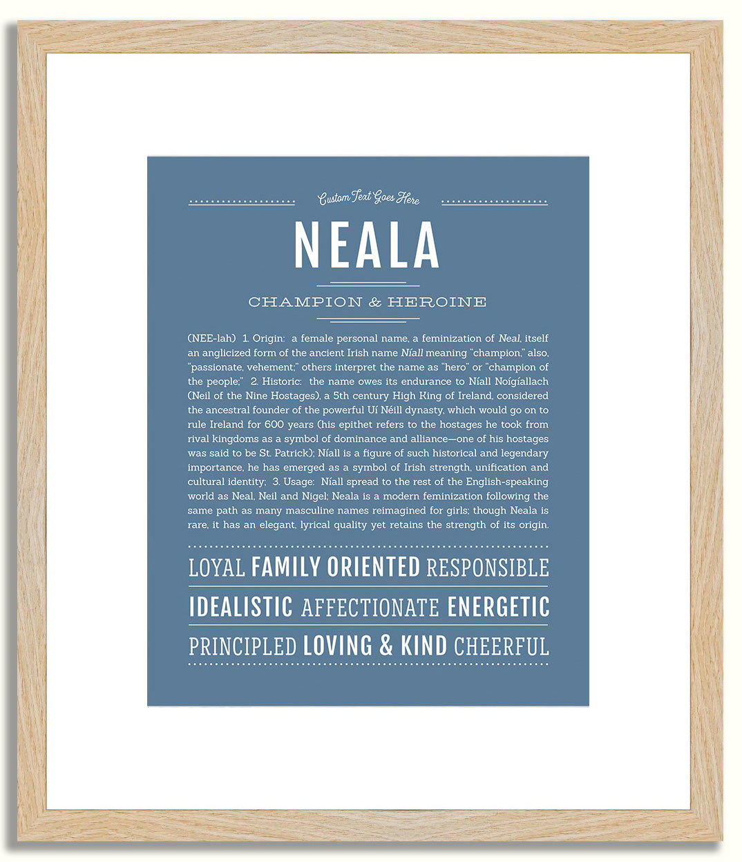 Neala | Name Art Print