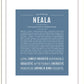 Neala | Name Art Print