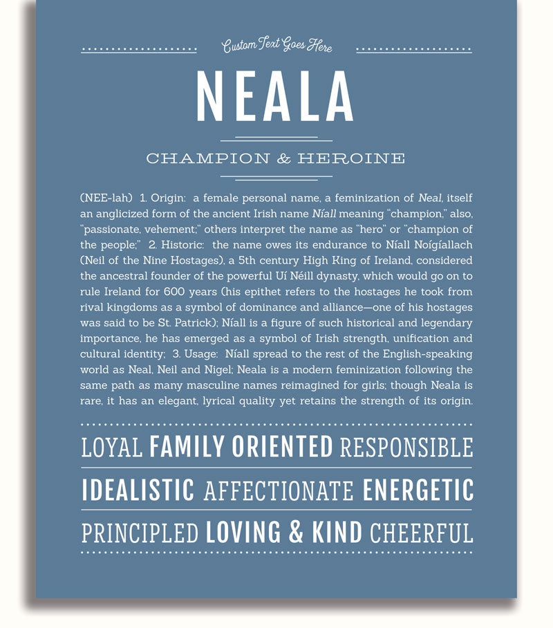 Frame Options | Steele Blue | White Frame, Matted