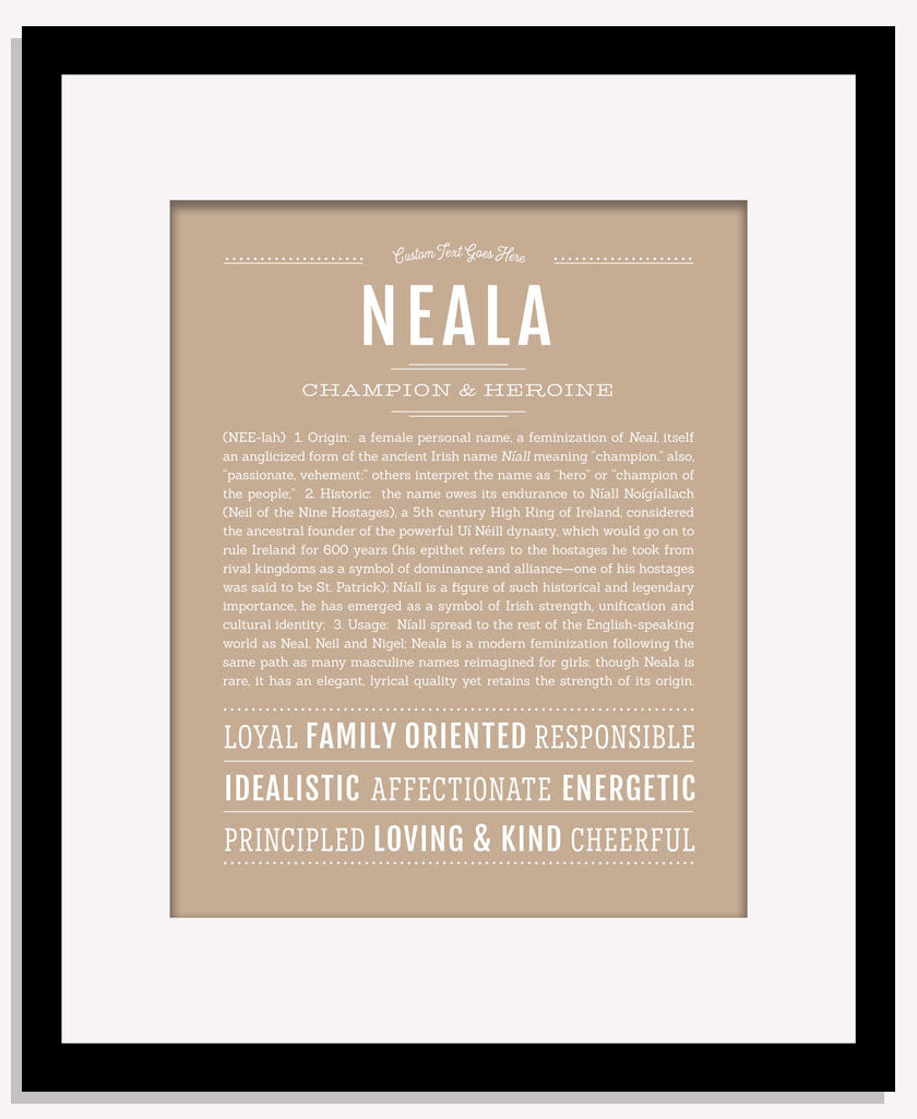 Neala | Name Art Print