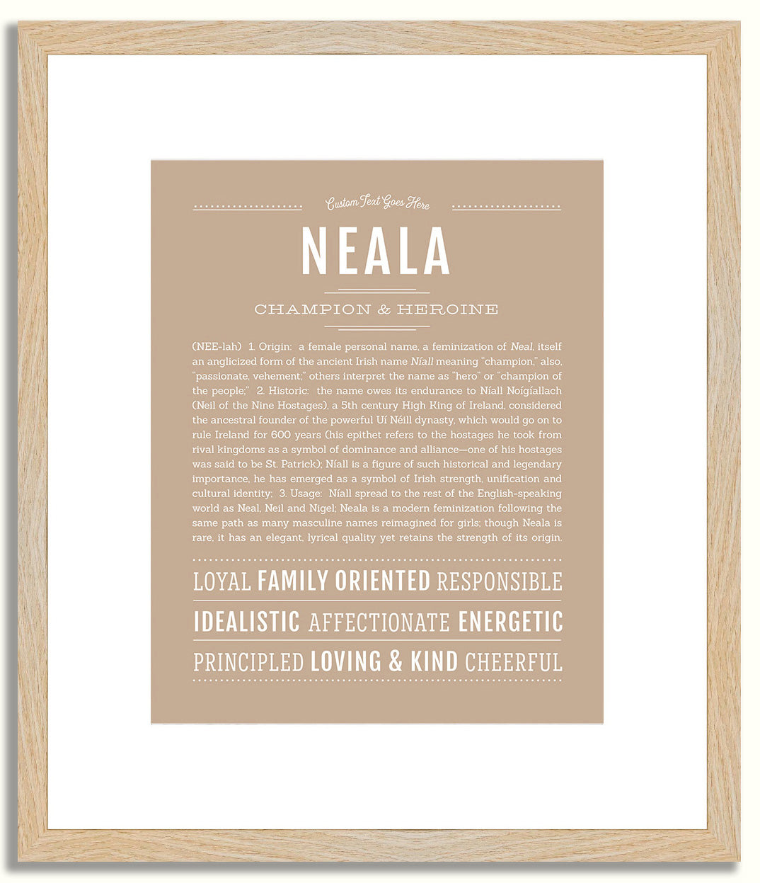 Neala | Name Art Print