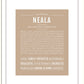 Neala | Name Art Print
