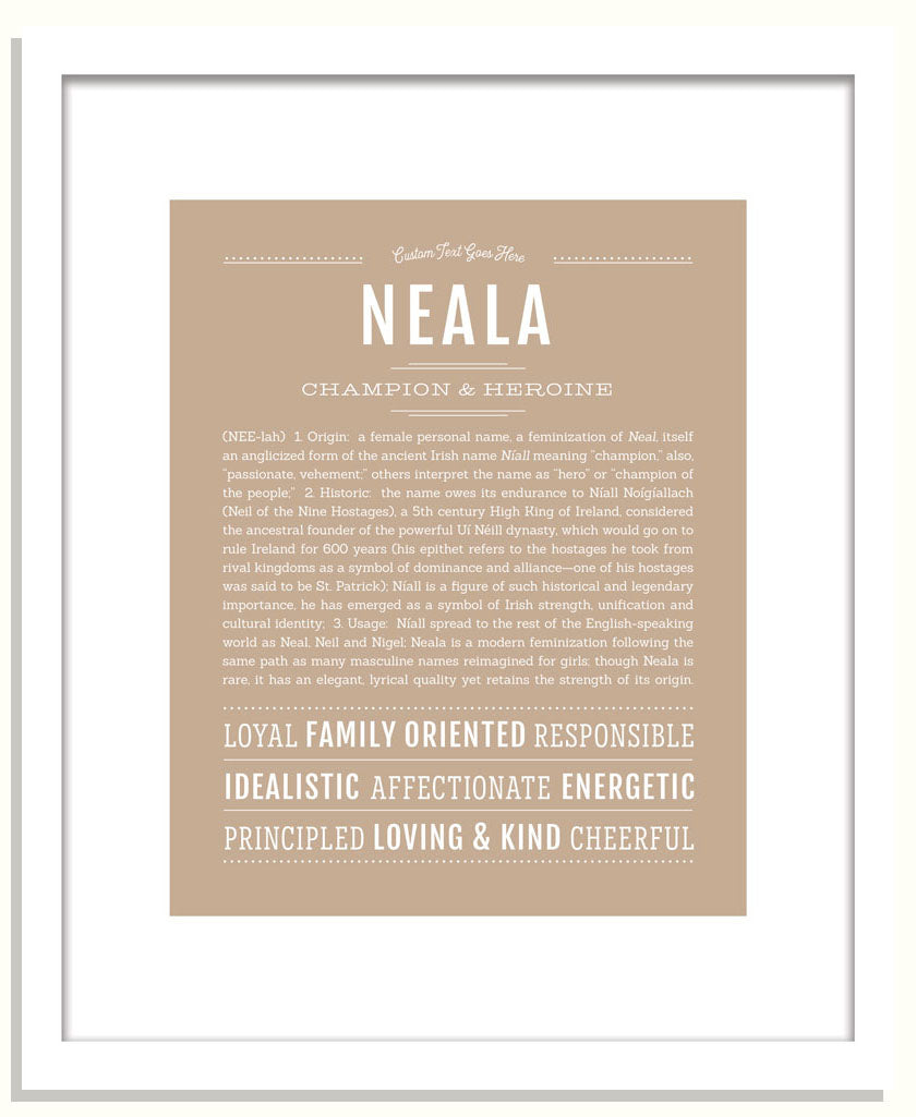 Neala | Name Art Print