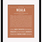 Neala | Name Art Print