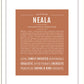 Neala | Name Art Print
