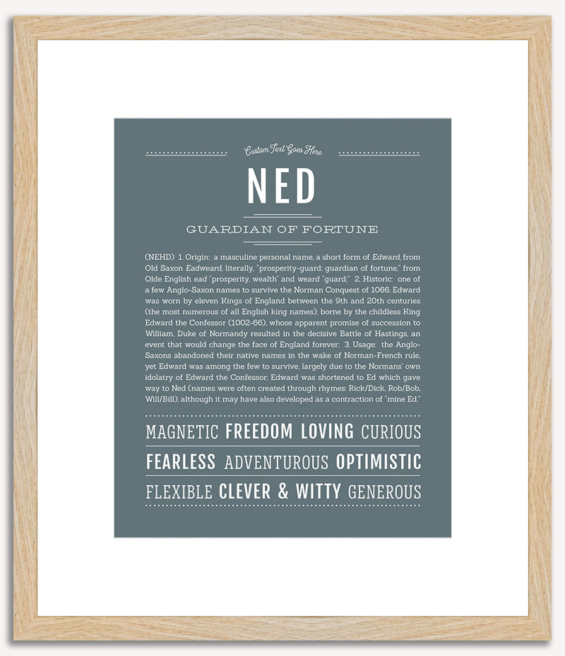 Ned | Name Art Print