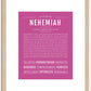 Nehemiah | Name Art Print