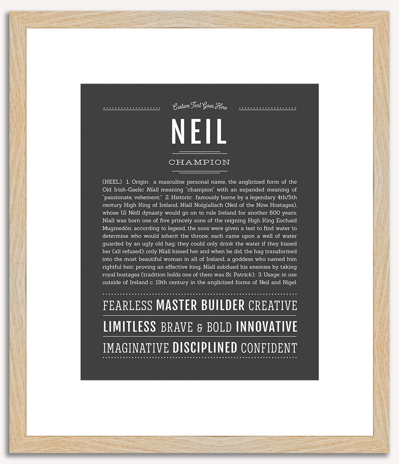 Neil | Name Art Print