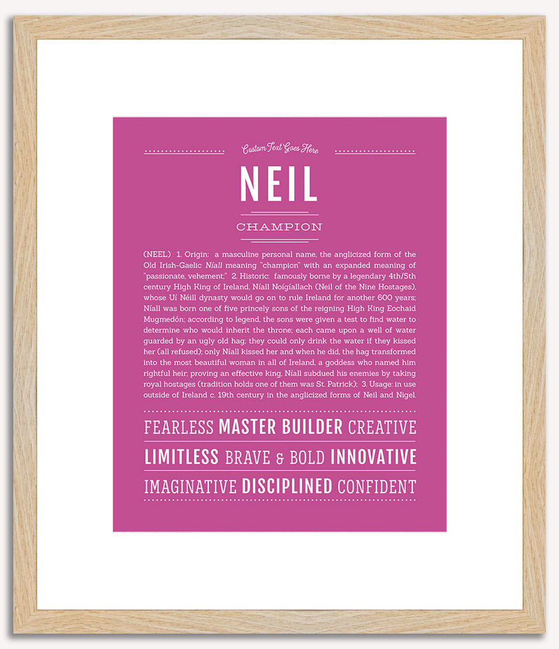 Neil | Name Art Print