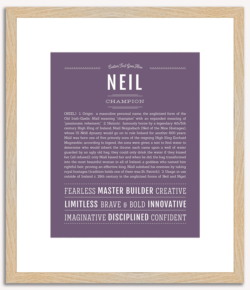 Neil | Name Art Print