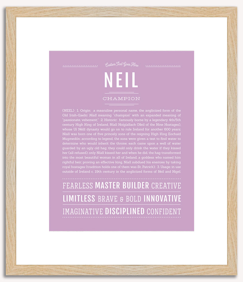 Neil | Name Art Print