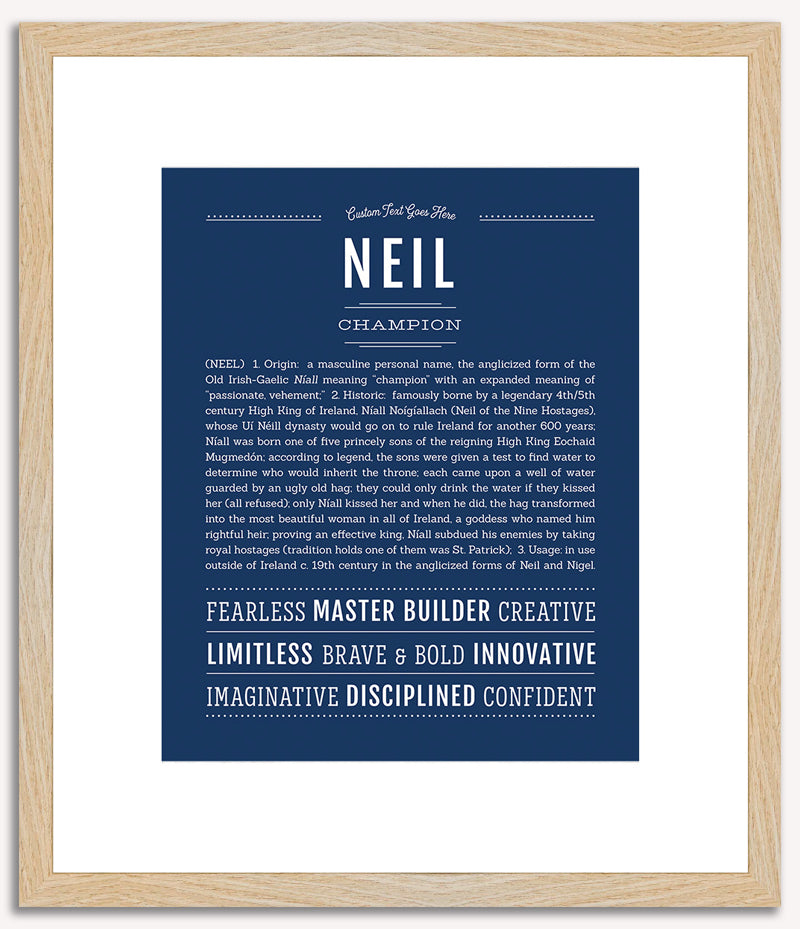 Neil | Name Art Print