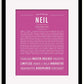 Frame Options | Dark Pink | Black Frame, Matted