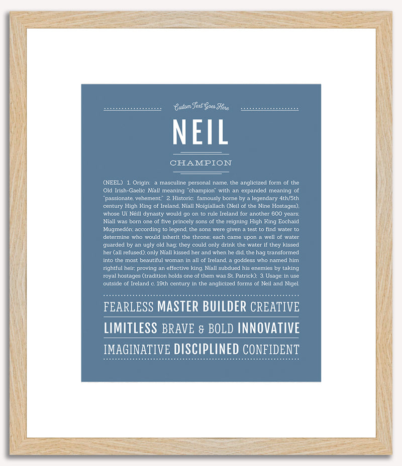 Neil | Name Art Print