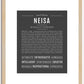 Neisa | Name Art Print