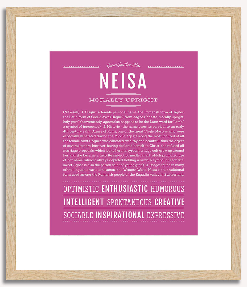 Neisa | Name Art Print