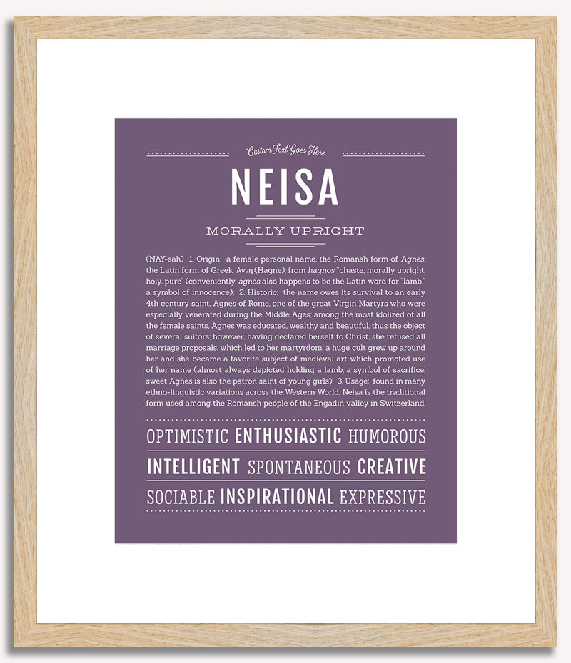 Neisa | Name Art Print