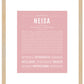 Neisa | Name Art Print