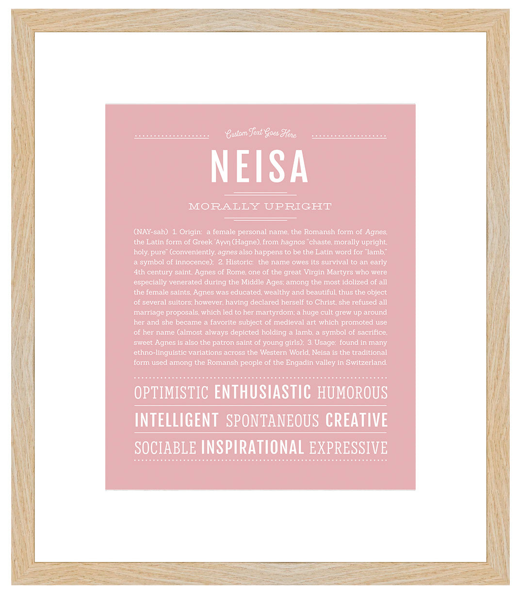 Neisa | Name Art Print