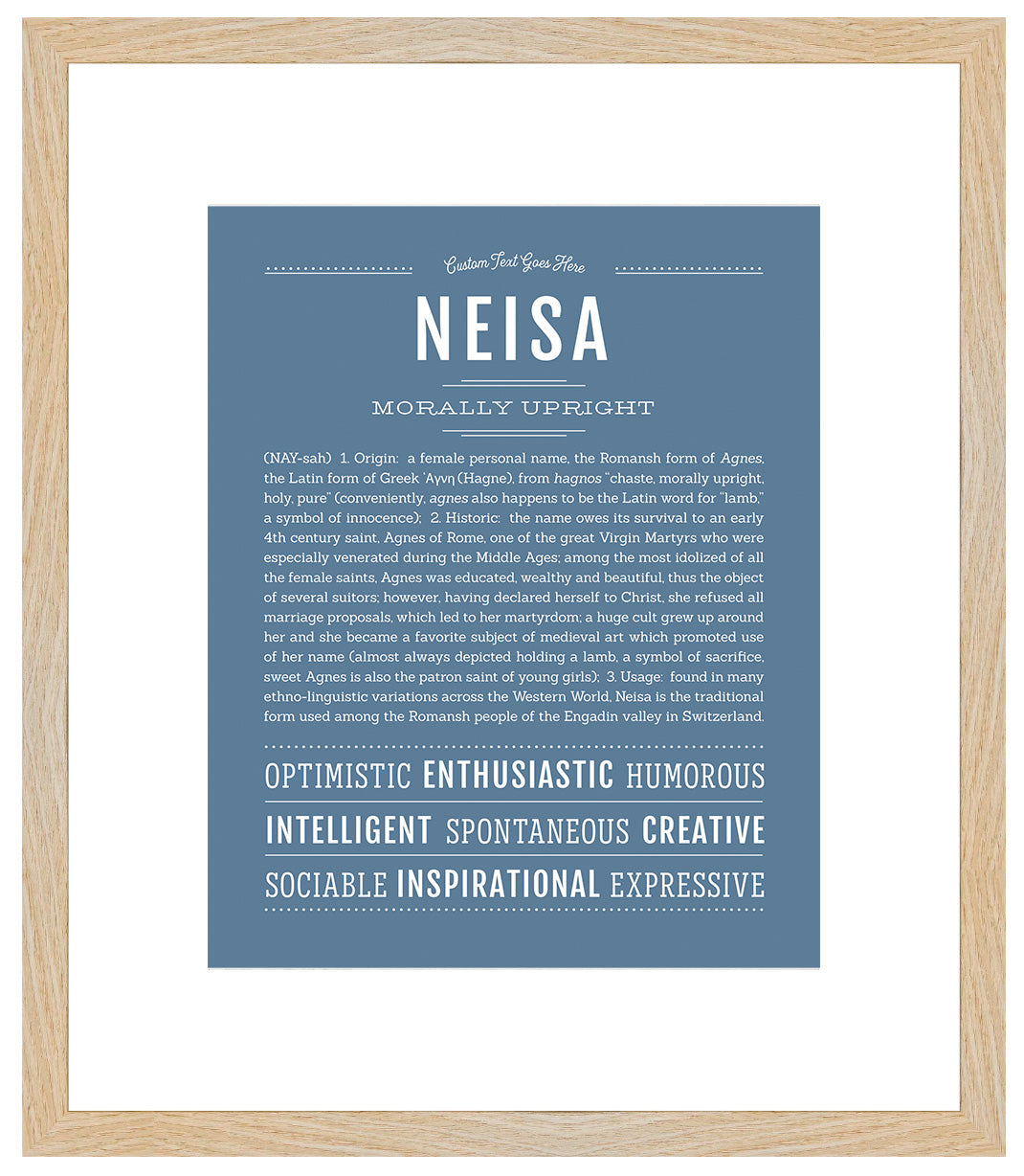 Neisa | Name Art Print